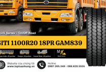 LỐP GITI 1100R20 18PR GAM839 - Lốp dành cho xe tải nặng