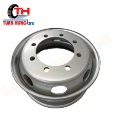 Lazang sắt ko săm 8 lỗ nhỏ TUTO HD210 dày 14 ly lắp vành 19.5