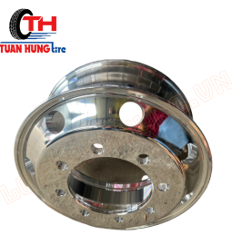 Lazang nhôm ko săm 8 lỗ nhỏ TUTO HD210 dày 14 ly lắp vành 19.5