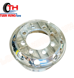 Lazang nhôm ko săm 10 lỗ to cổ 28 lắp xe WEICHAI (8.25*22.5)