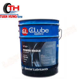 Dầu Hàn Quốc C&L POWER EAGLE API CI-4/SL SAE 15W40 (20l/xô)