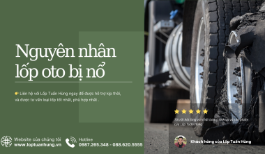 Nguyên nhân lốp ô tô bị nổ lốp: Các tài xế cần lưu ý!!!