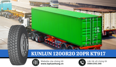 LỐP KUNLUN 1200R20 20PR KT917 – LỰA CHỌN HOÀN HẢO CHO XE TẢI NẶNG 🚛