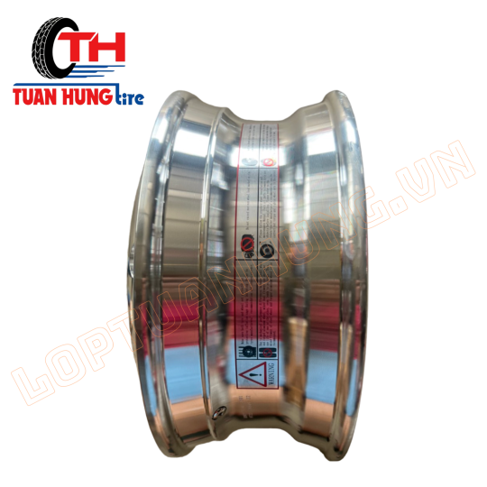 Lazang nhôm ko săm 8 lỗ nhỏ TUTO HD210 dày 14 ly lắp vành 19.5