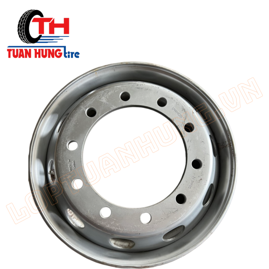 Lazang sắt ko săm 10 lỗ nhỏ, cổ 28 dày 16 ly (thân 9.00*22.5)